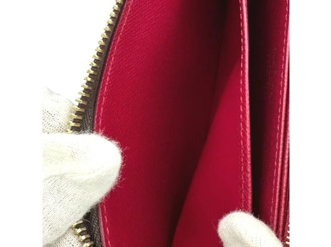 Cartera larga Monogram Louis Vuitton Castaño Fucsia - vista 12