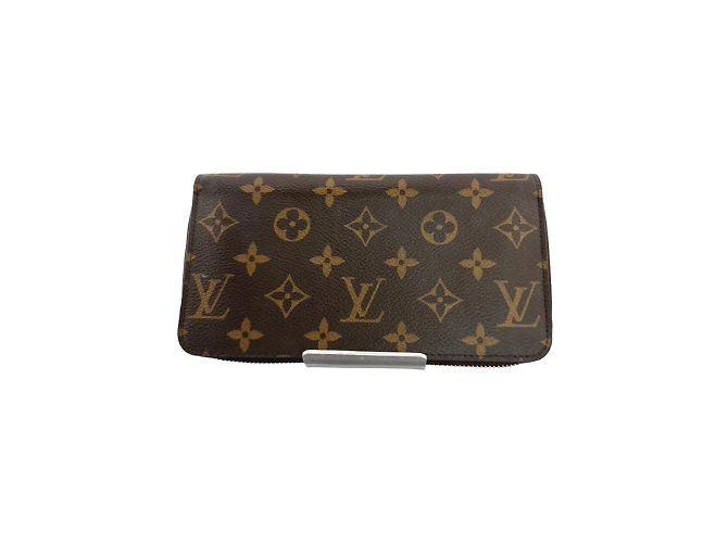 Cartera larga Monogram Louis Vuitton Castaño Fucsia - vista 2