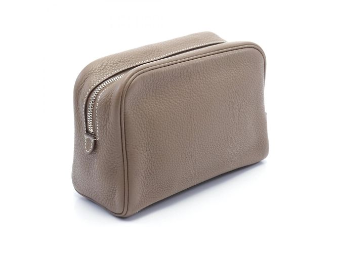 Borsa Pouch Victoria PM di Hermès Truth Marrone - vista 3