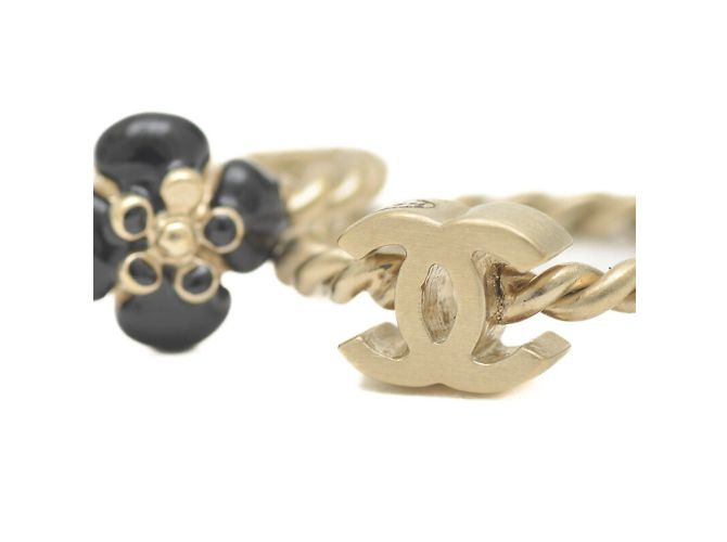 Anello Gemello Camelia Chanel Nero - vista 5