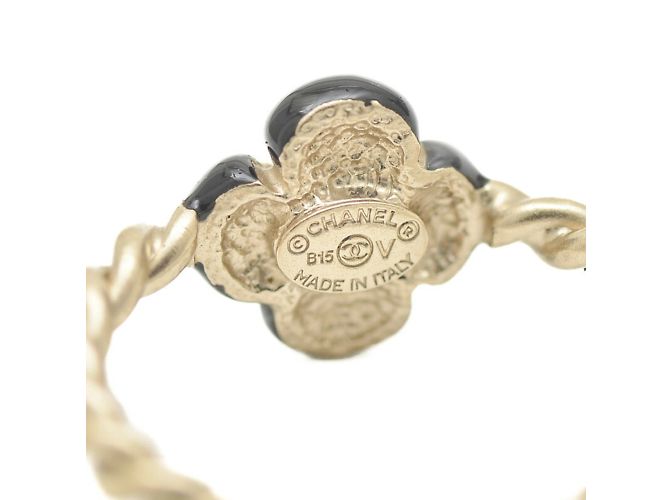 Anello Gemello Camelia Chanel Nero - vista 7