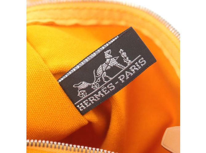 Hermès Cannes MM Tote Bag Orange Roh - Ansicht 5
