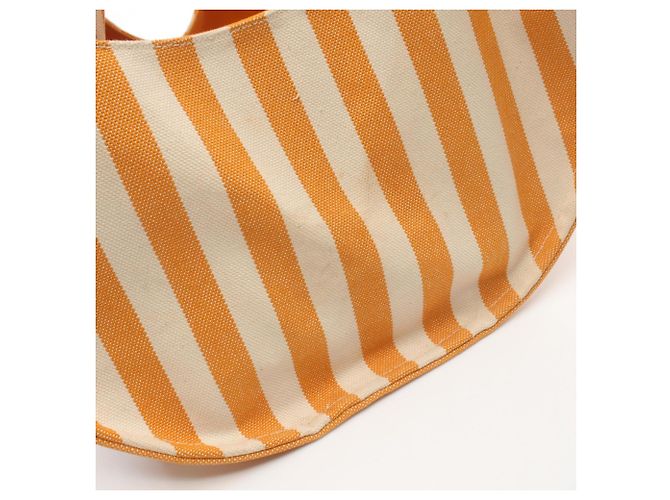 Hermès Cannes MM Tote Bag Orange Roh - Ansicht 8