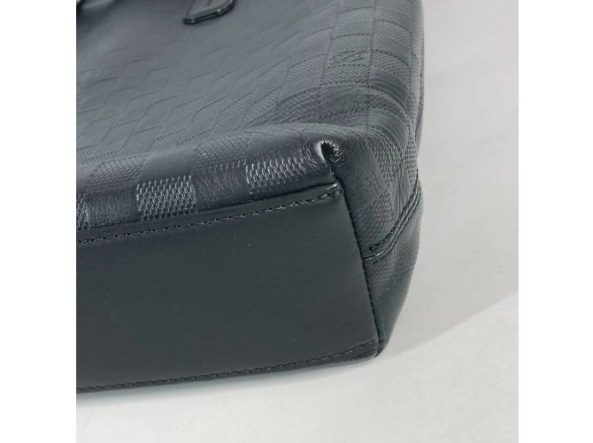 Borsa Daily Tote Damier Infini Louis Vuitton Nero - vista 5