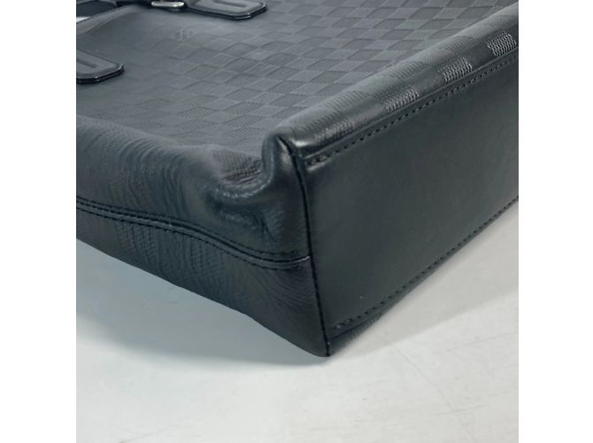 Borsa Daily Tote Damier Infini Louis Vuitton Nero - vista 6