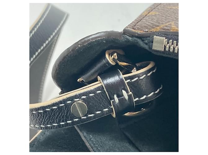Borsa Louis Vuitton Monogram Chain It PM Marrone Nero Monogramma - vista 11