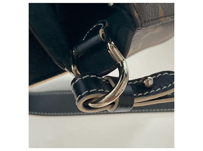 Borsa Louis Vuitton Monogram Chain It PM Marrone Nero Monogramma - vista 12