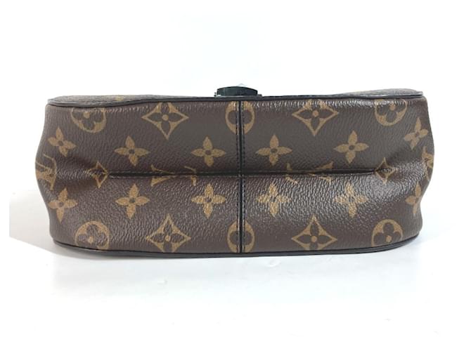 Borsa Louis Vuitton Monogram Chain It PM Marrone Nero Monogramma - vista 3