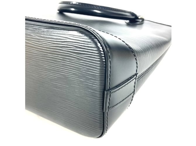 Borsa Tote Epi Lockit di Louis Vuitton Nero - vista 6