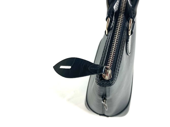 Borsa Tote Epi Lockit di Louis Vuitton Nero - vista 9