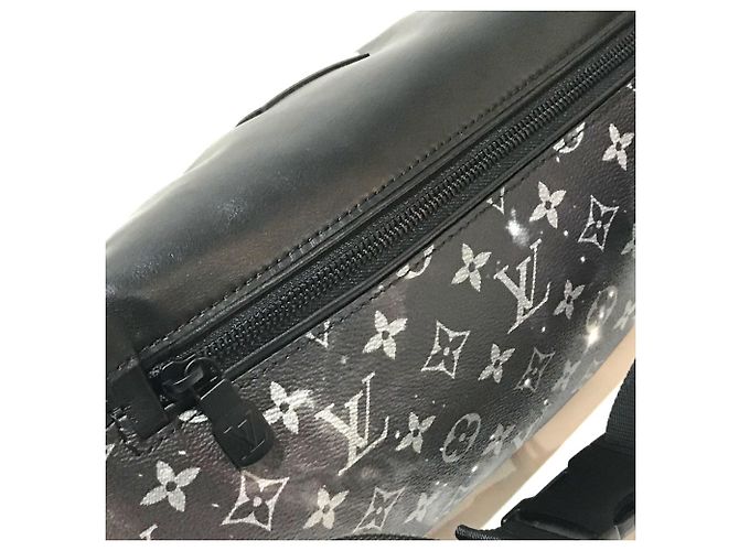 Bum bag Louis Vuitton Monogram Galaxy Discovery Nero Argento - vista 6