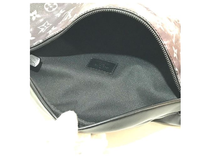 Bum bag Louis Vuitton Monogram Galaxy Discovery Nero Argento - vista 7