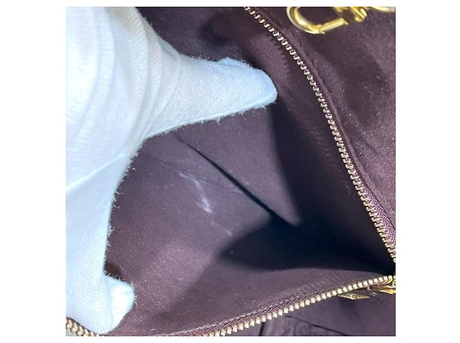 Borsa tote Neverfull MM in Monogram Empreinte Louis Vuitton Grigio - vista 11