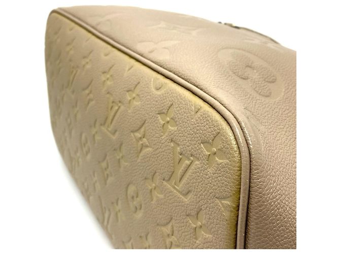 Borsa tote Neverfull MM in Monogram Empreinte Louis Vuitton Grigio - vista 3