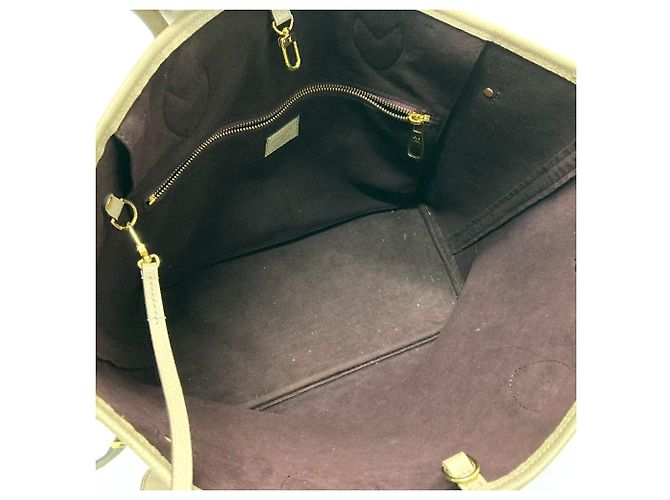 Borsa tote Neverfull MM in Monogram Empreinte Louis Vuitton Grigio - vista 6