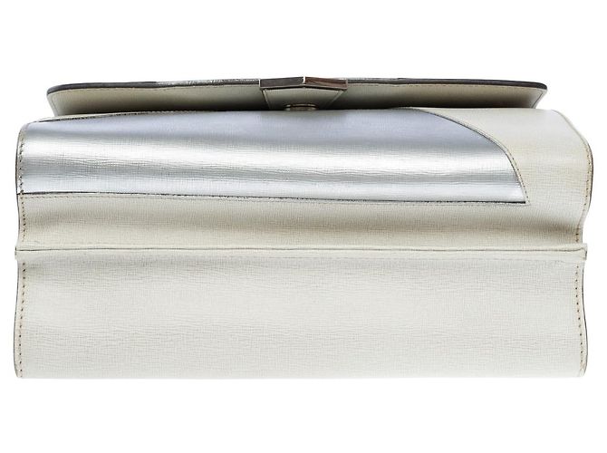 FENDI Graue Leder Tasche - 101301 - Ansicht 10