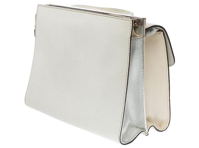 FENDI Graue Leder Tasche - 101301 - Ansicht 5