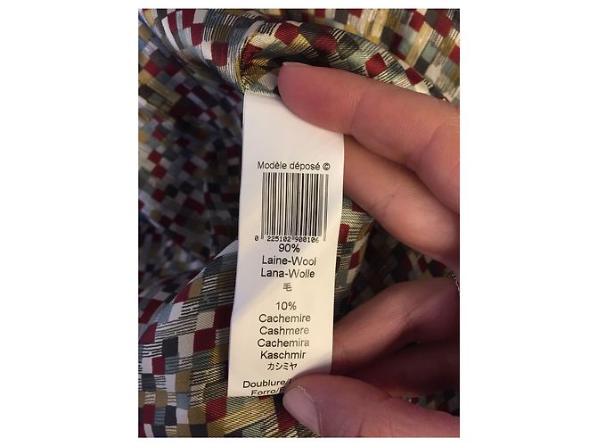 KENZO Vestidos T.Internacional M Lana Negro - vista 5