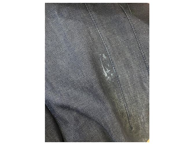 Abrigos VERSACE T.FR 36 Denim - Jeans Azul - vista 6