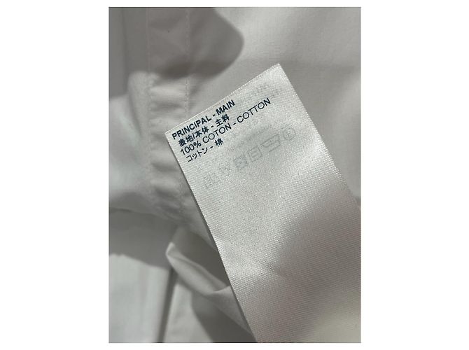 LOUIS VUITTON Camicie T.International L Cotone Bianco - vista 6