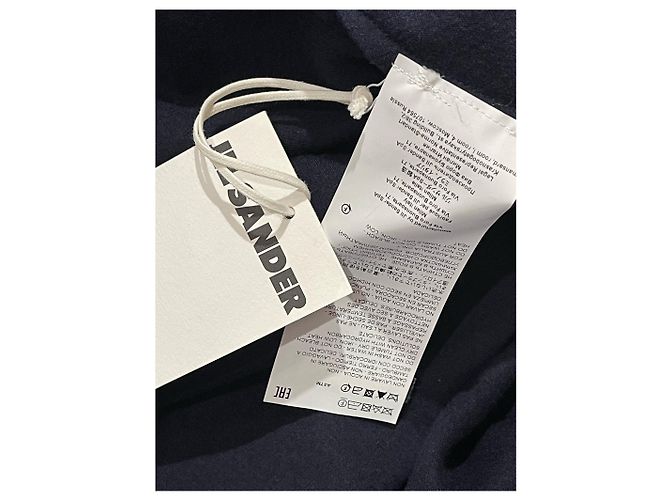 JIL SANDER Kleider T.FR 44 Wolle Blau - Ansicht 4