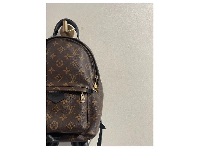 Zaini LOUIS VUITTON T. Tessuto Marrone - vista 3