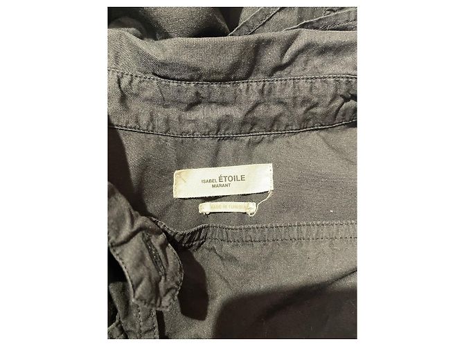 ISABEL MARANT ETOILE Tops T.Internacional S Algodón Negro - vista 4