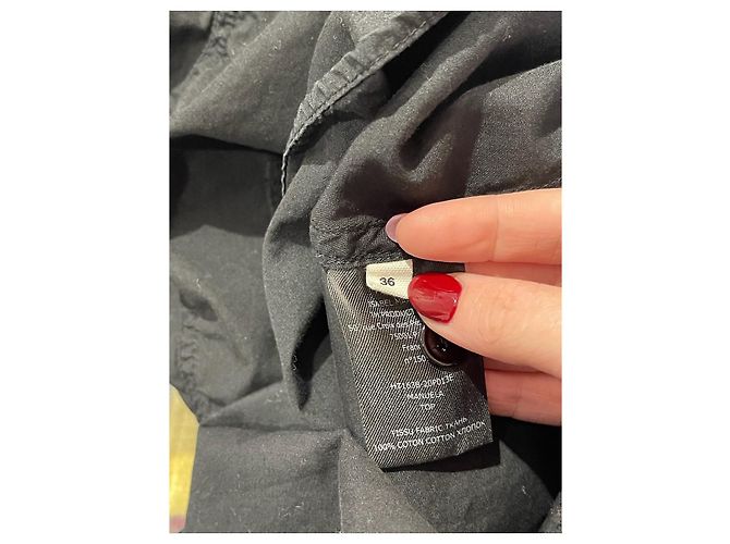 ISABEL MARANT ETOILE Tops T.Internacional S Algodón Negro - vista 5
