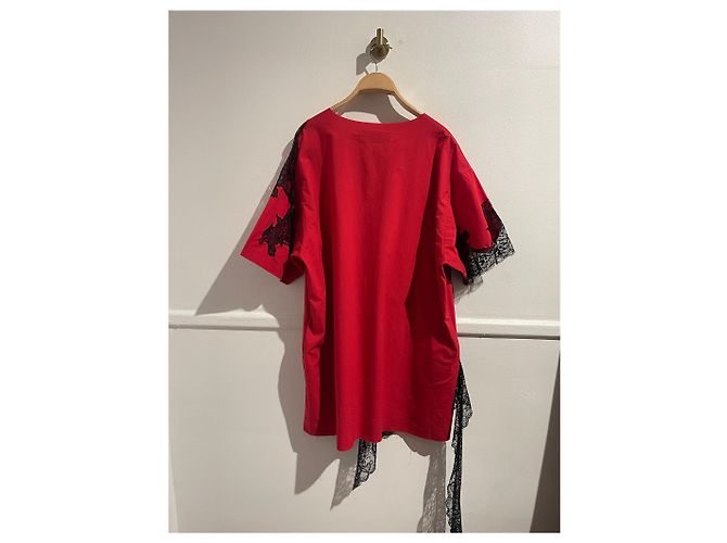MARQUES ALMEIDA Vestidos T.Internacional M Algodón Roja - vista 3