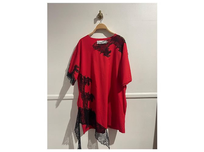 MARQUES ALMEIDA Vestidos T.Internacional M Algodón Roja - vista 5