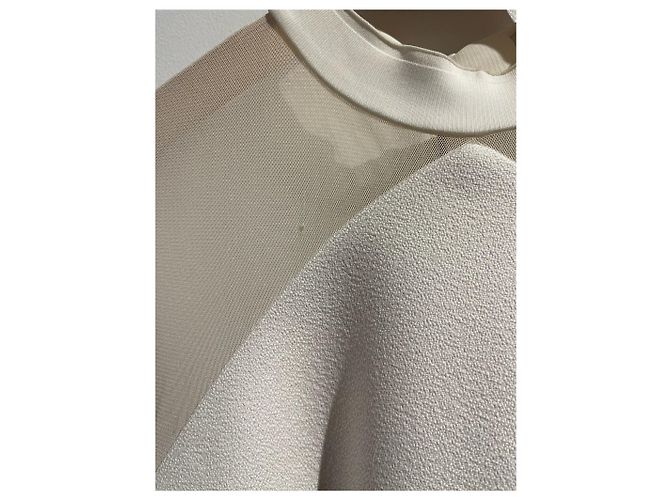 BALENCIAGA Kleider T.FR 36 Polyester Weiß - Ansicht 4