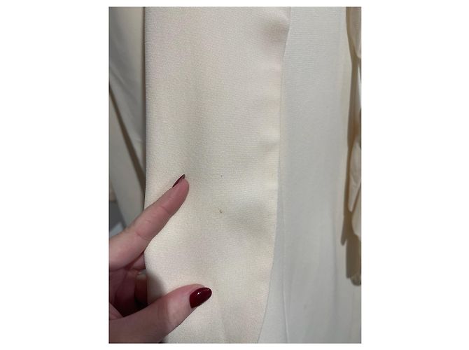 BALENCIAGA Kleider T.FR 36 Polyester Weiß - Ansicht 5