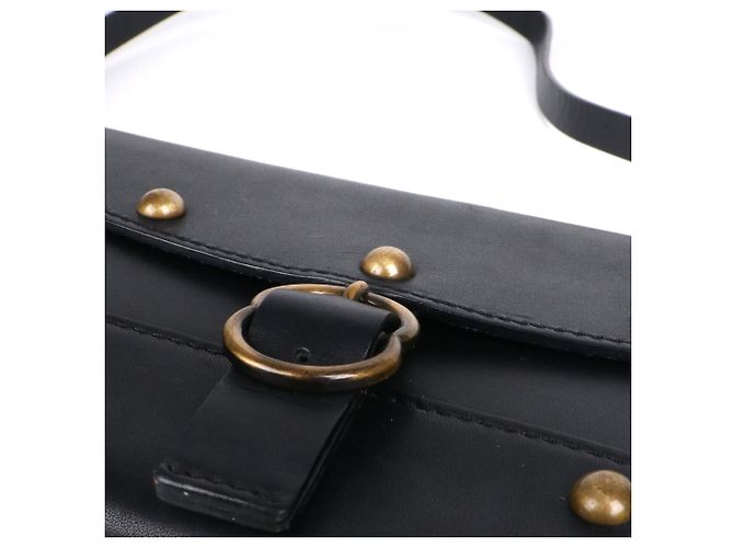 Céline CELINE - Celine Schultertasche aus vintage schwarzem Glattleder - Ansicht 5