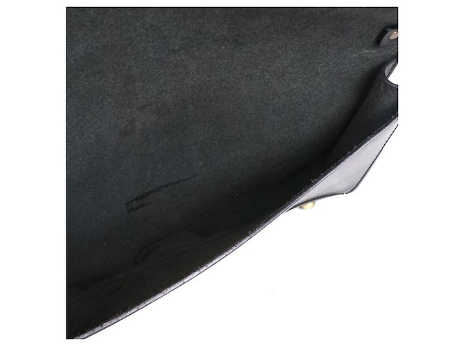 Céline CELINE - Celine Schultertasche aus vintage schwarzem Glattleder - Ansicht 8