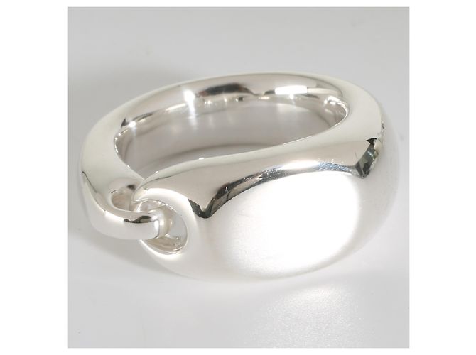 Anello sigillo Reflection di Georg Jensen in argento sterling - vista 4