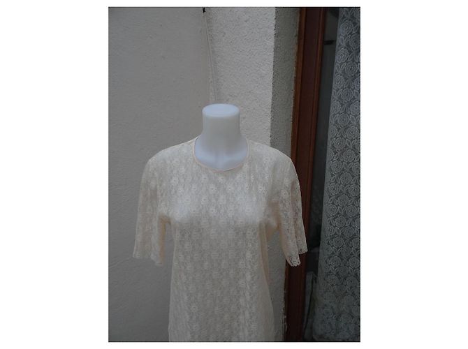 Stella Mc Cartney Stella McCartney Spitzenkleid Beige Creme Roh - Ansicht 2