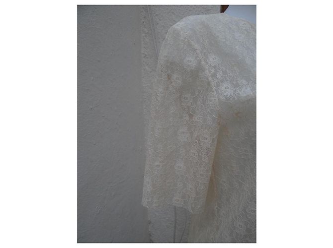 Stella Mc Cartney Stella McCartney Spitzenkleid Beige Creme Roh - Ansicht 3