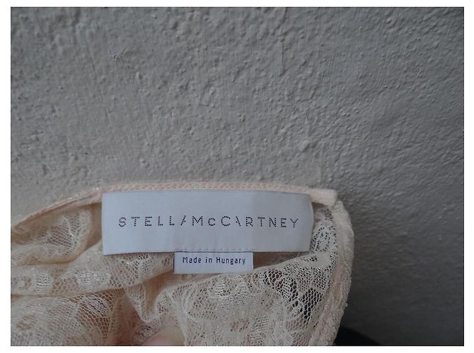 Stella Mc Cartney Stella McCartney Spitzenkleid Beige Creme Roh - Ansicht 7