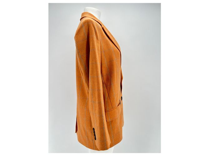 Vestes Tibi T.International M Laine Orange - vue 4