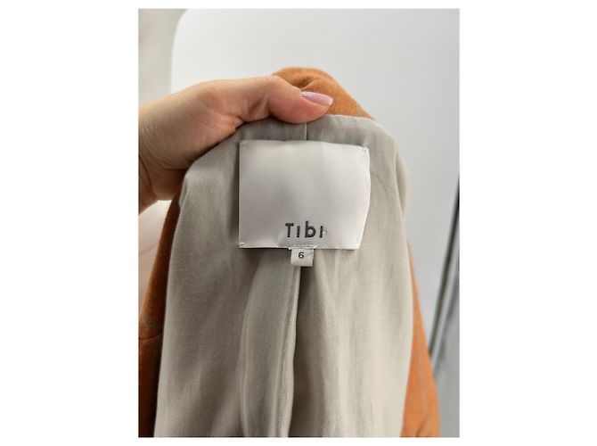 Vestes Tibi T.International M Laine Orange - vue 5