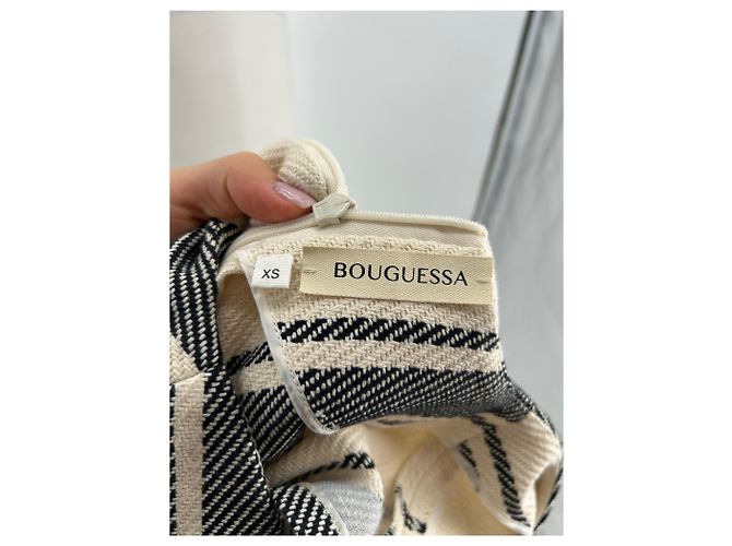 Autre Marque Vestido Bouguessa T.International XS Algodón Blanco - vista 5