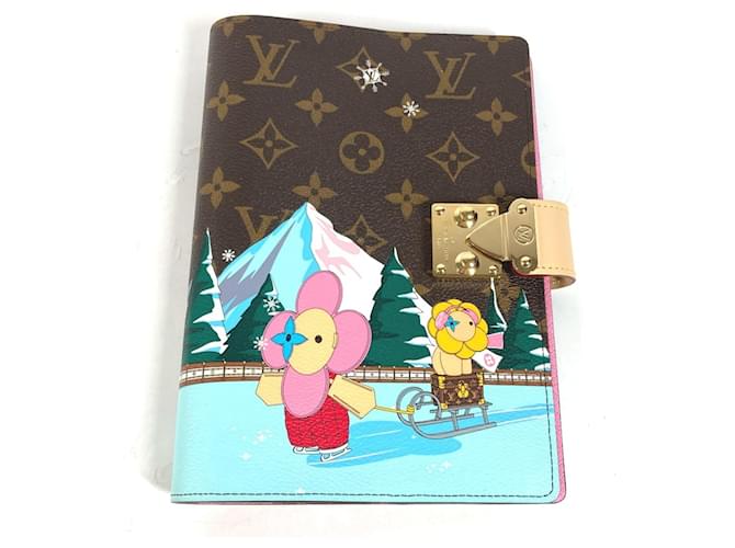 Cahier Vivienne Monogram Louis Vuitton Marron - vue 10