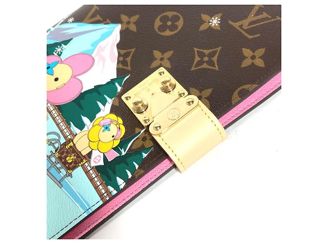 Cahier Vivienne Monogram Louis Vuitton Marron - vue 12
