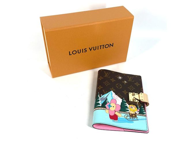 Cahier Vivienne Monogram Louis Vuitton Marron - vue 4