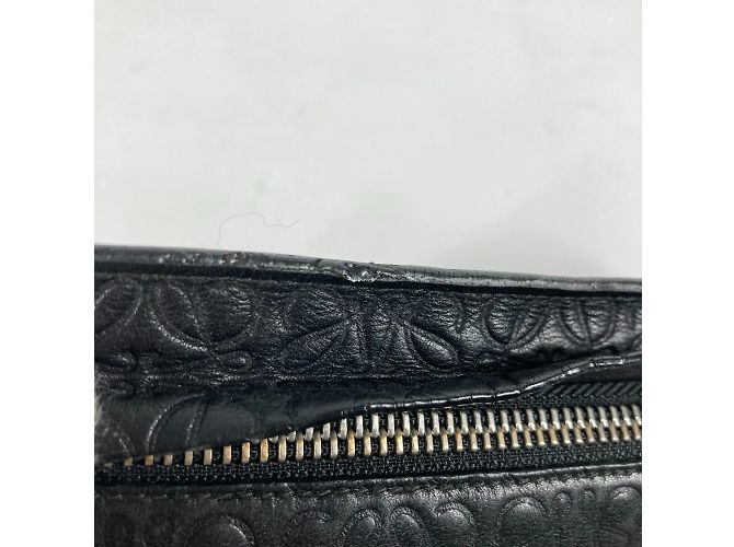 Borsa Clutch Anagram T Loewe Nero - vista 11