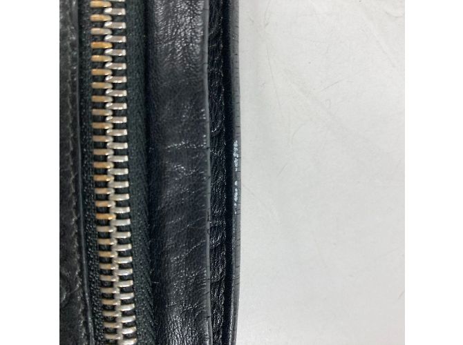 Borsa Clutch Anagram T Loewe Nero - vista 4