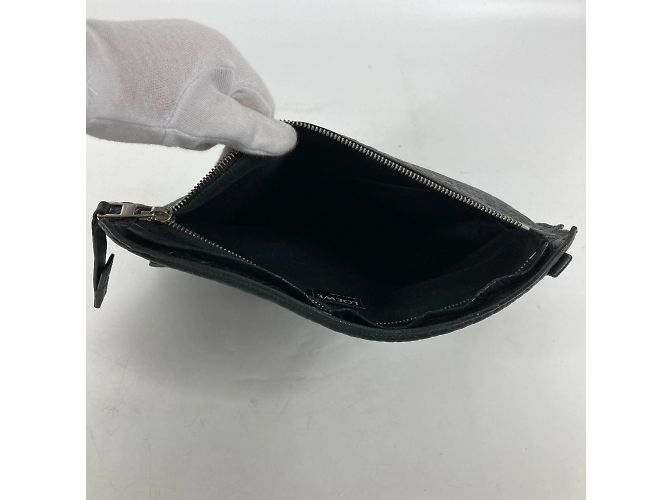 Borsa Clutch Anagram T Loewe Nero - vista 7