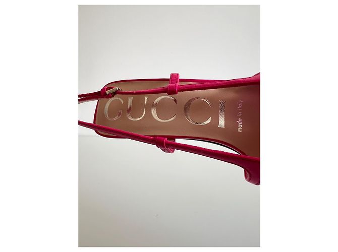 Tacchi Slingback Gucci Rosa Donna - vista 12