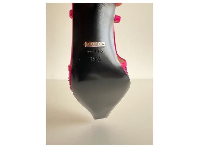 Tacchi Slingback Gucci Rosa Donna - vista 13