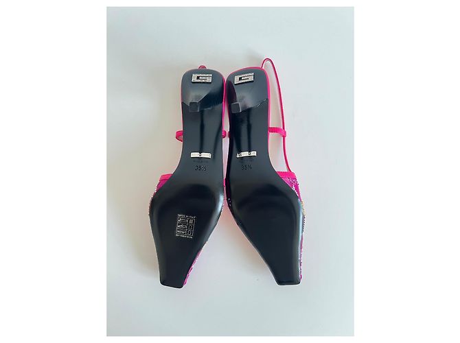 Tacchi Slingback Gucci Rosa Donna - vista 16